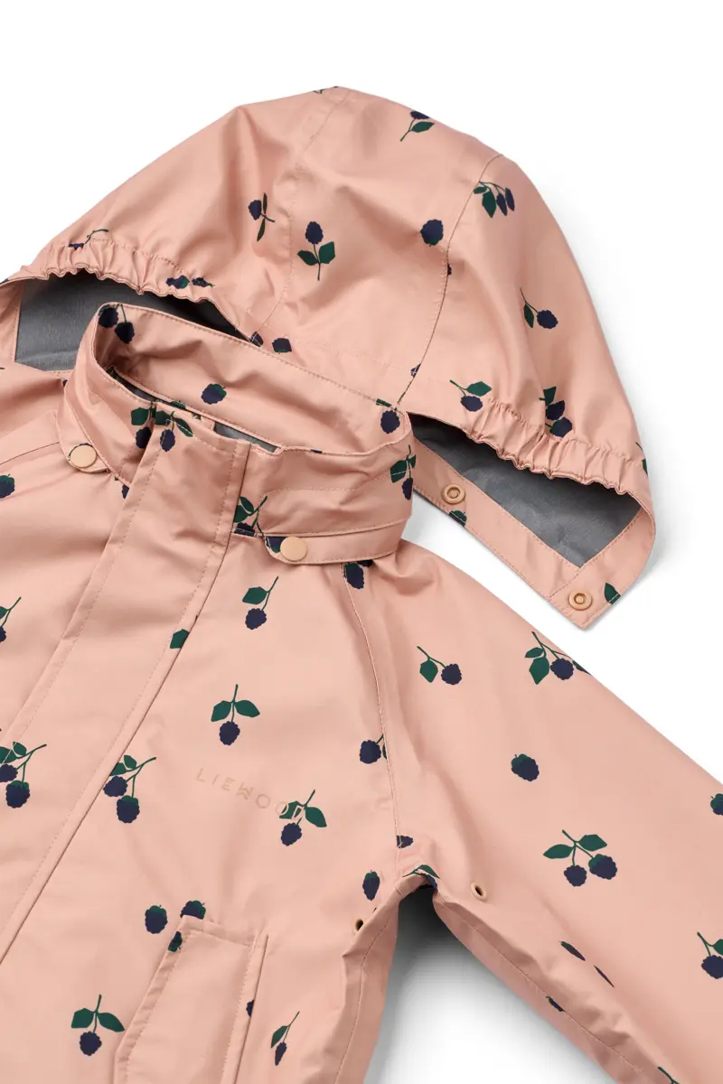 Liewood Softshell Regenbekleidungs-Set Pedia „Berry / Pale Tuscany“
