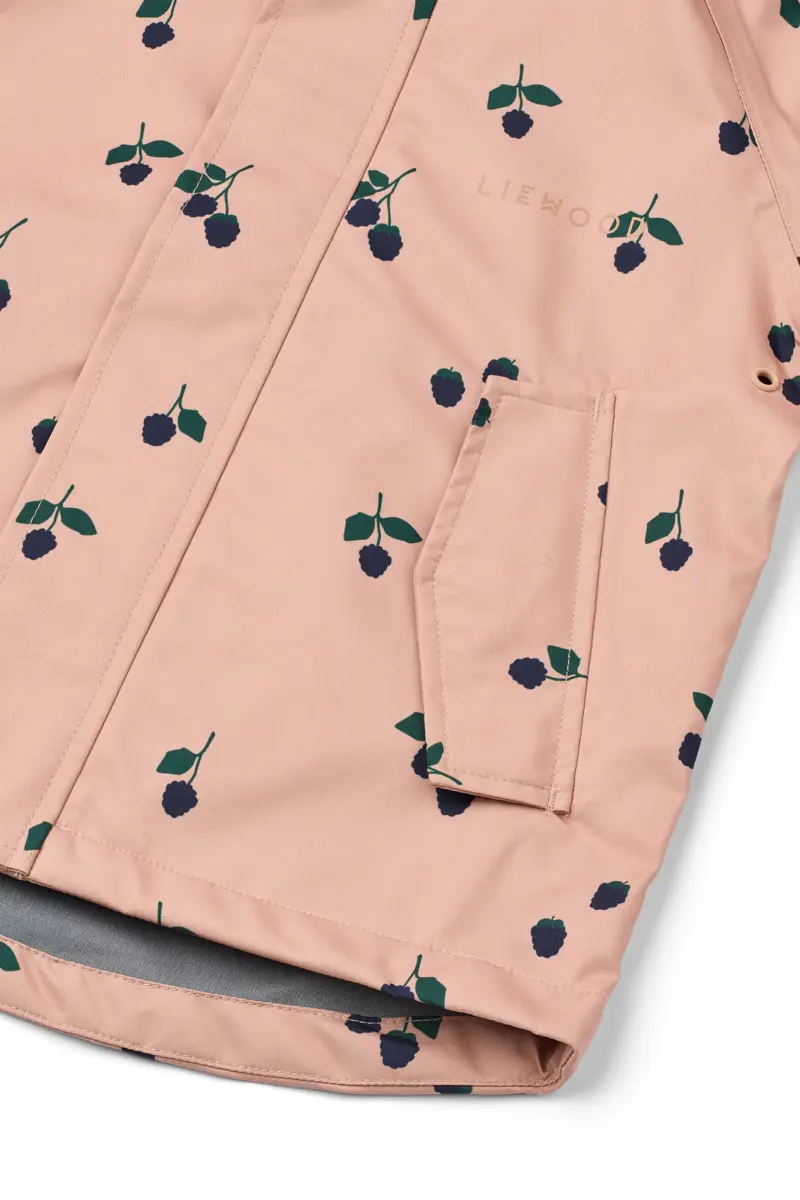 Liewood Softshell Regenbekleidungs-Set Pedia „Berry / Pale Tuscany“