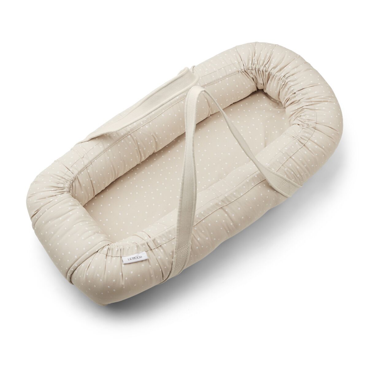 Liewood Gro Babylift : Babynest „Confetti sandy“, Bio-Baumwolle 01