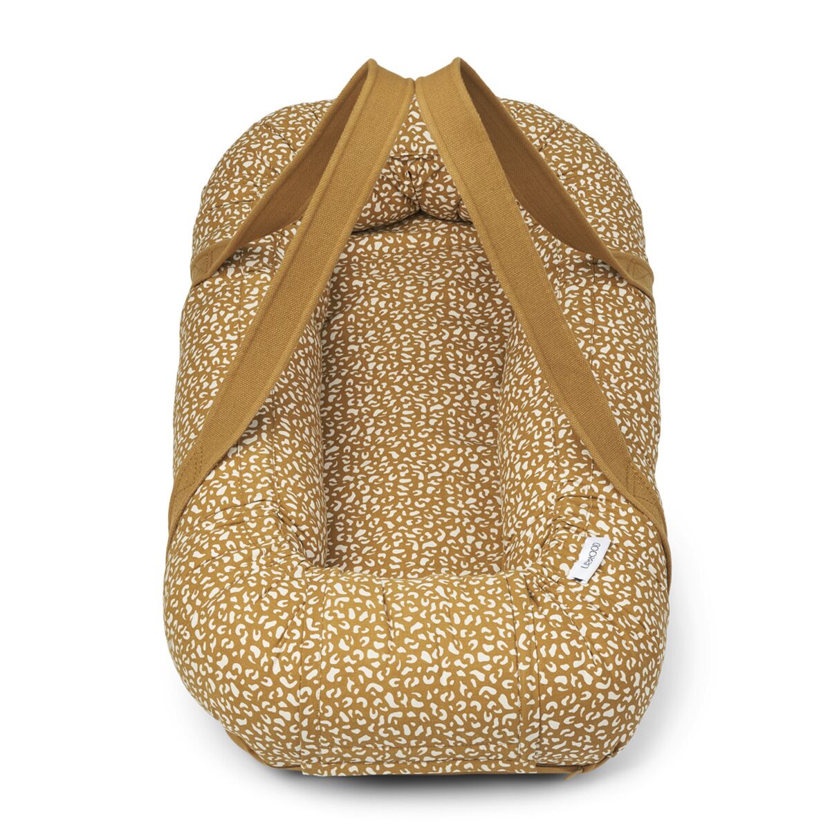 Liewood Gro Babylift : Babynest „Mini leo : Golden caramel“, Bio-Baumwolle 02