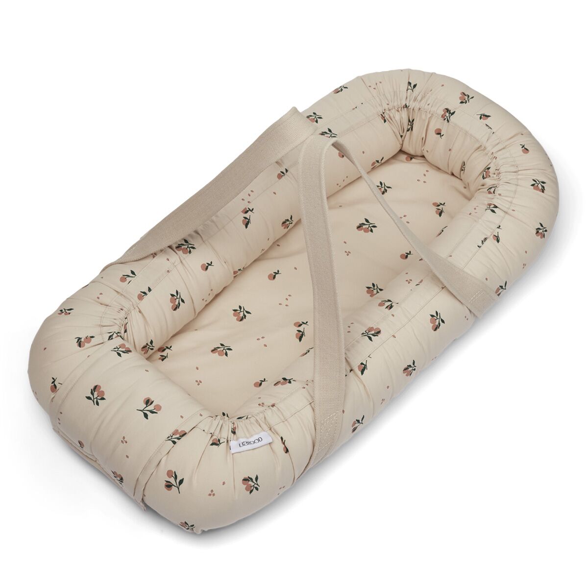Liewood Gro Babylift : Babynest „Peach sea shell mix“, Bio-Baumwolle 01