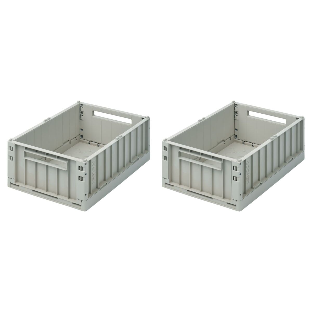 Liewood Aufbewahrungsbox Weston „Dove blue“, Größe M, 2er-Set, 36x25x14cm