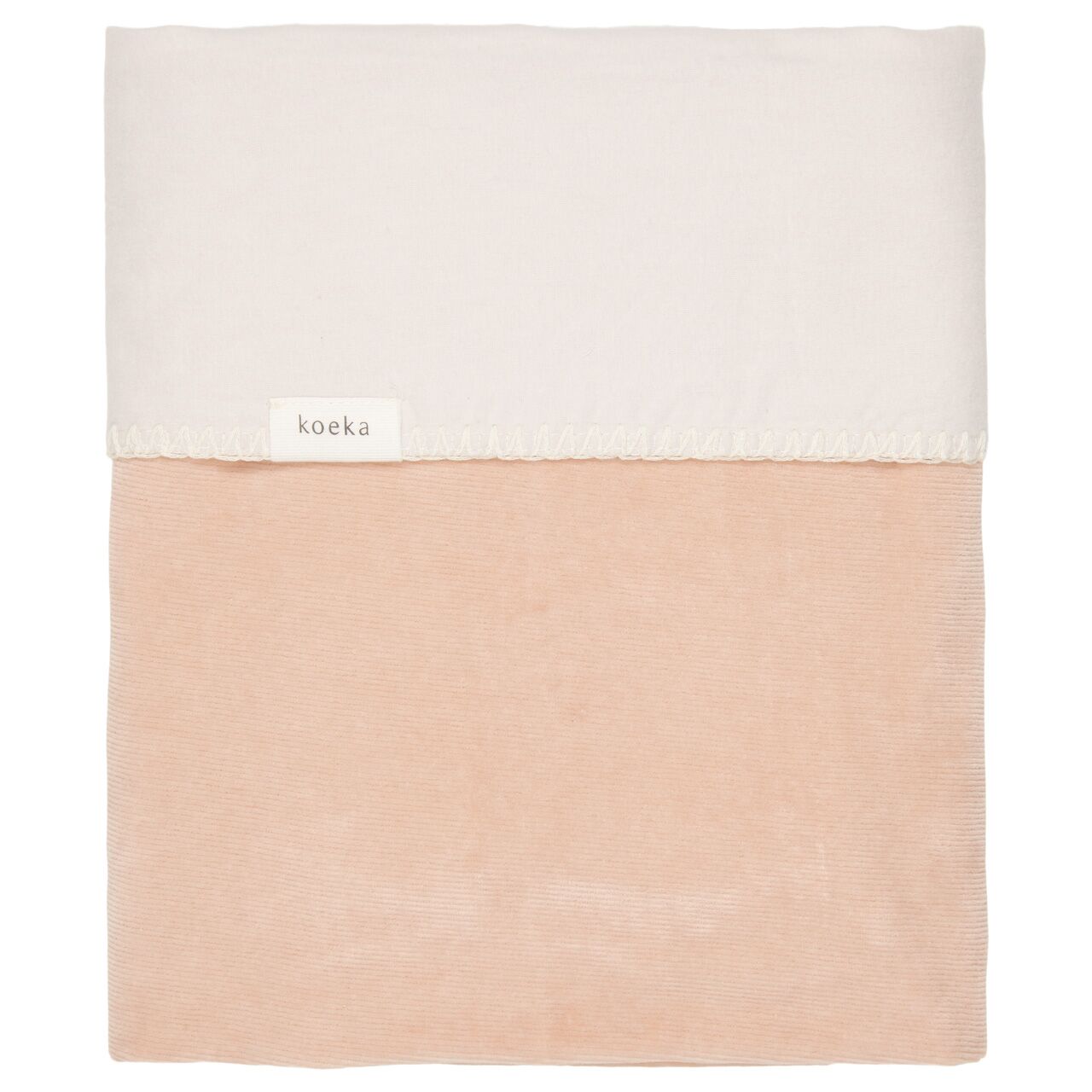koeka Babydecke Oddi Flanell „rosa salt“, 75x100cm