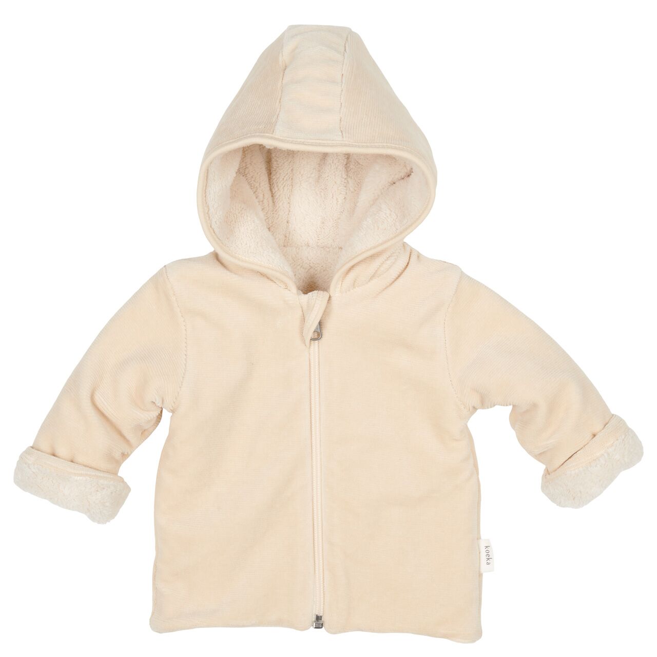 koeka Baby-Wendejacke Oddi „warm white“, Gr. 62/68