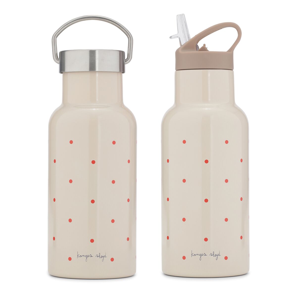 DELISTED Konges Sløjd Edelstahl-Trinkflasche „Clay Dot“ 350ml