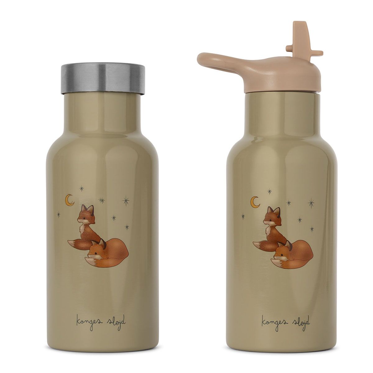 DELISTED Konges Sløjd Edelstahl-Trinkflasche „Foxie“ 350ml