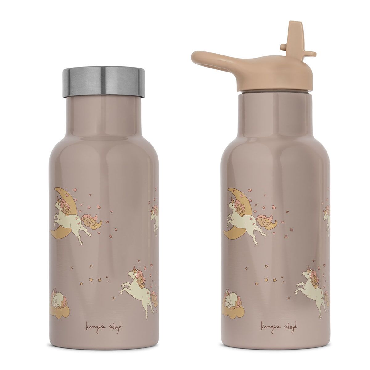 DELISTED Konges Sløjd Edelstahl-Trinkflasche „Unicorn“ 350ml