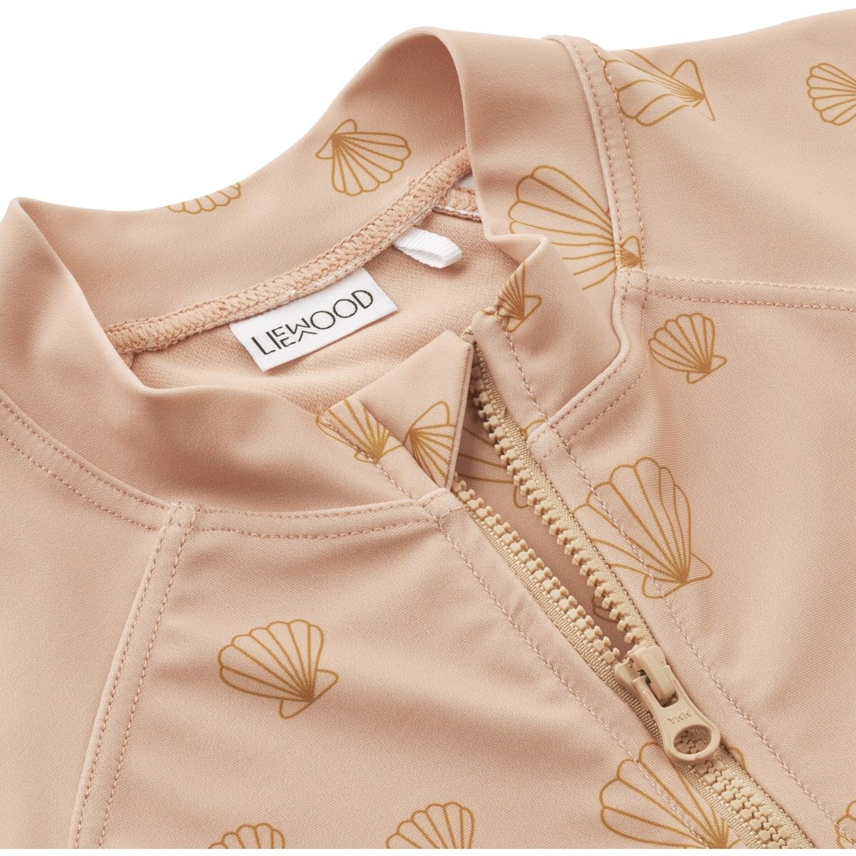 Liewood Max Langarm-Schwimm-Jumpsuit „Sea shell / Pale tuscany“, UV 40+, Gr. 56, 62, 86, 116 – Bild 3