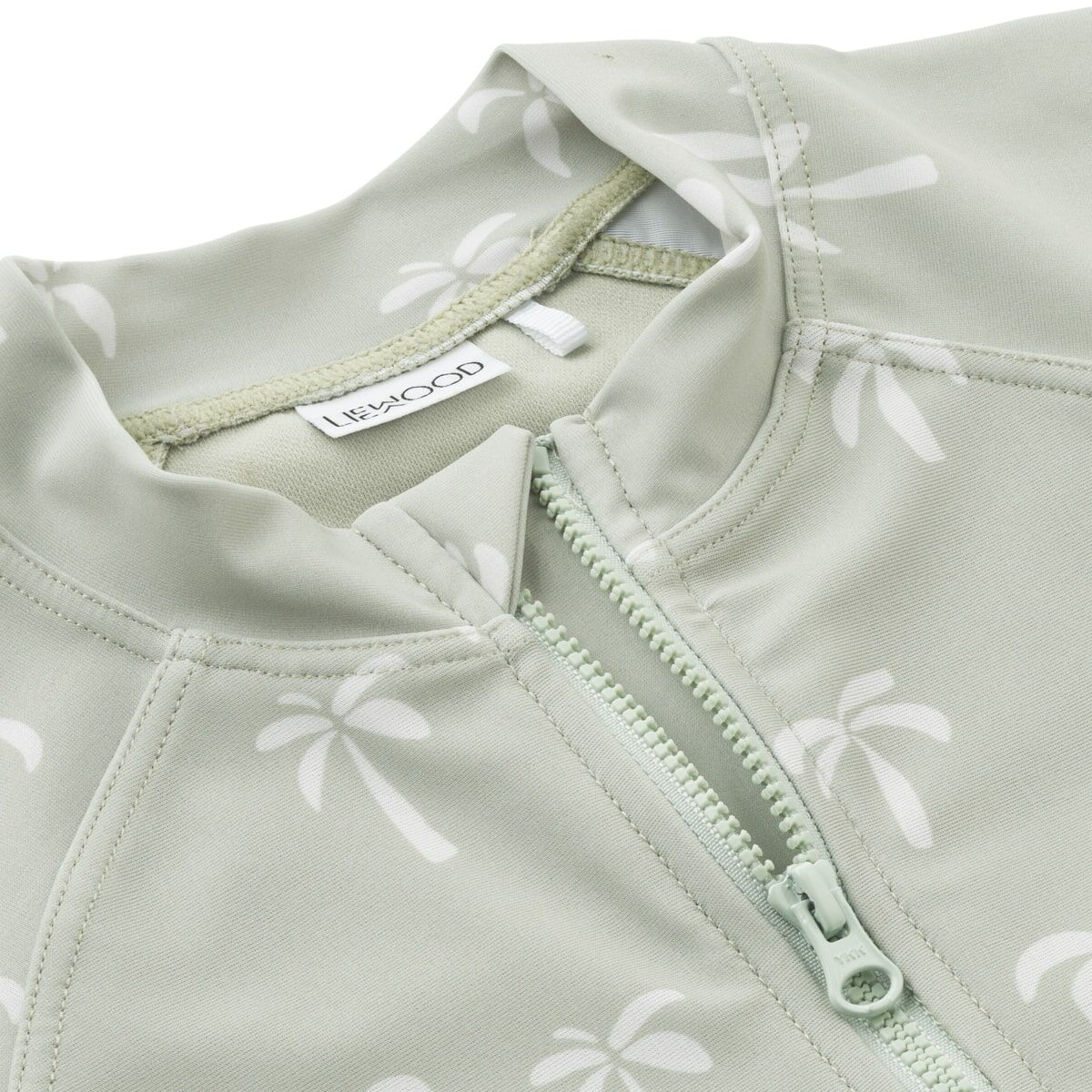 Liewood Max Langarm-Schwimm-Jumpsuit „Miami / Dusty mint“, UV 40+, Gr. 56, 62 – Bild 3