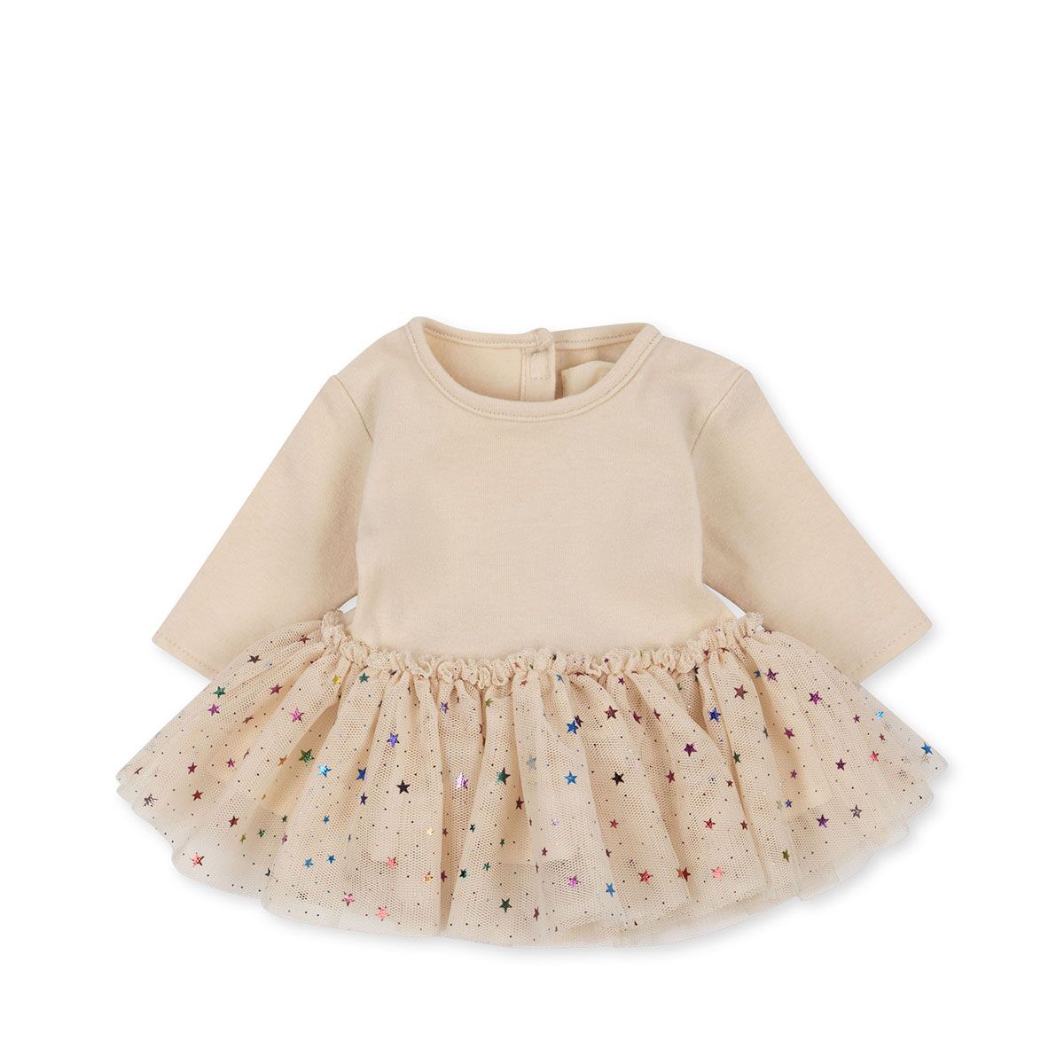 DELISTED Konges Sløjd Puppen-Ballerinakleid Fairy „Etoile multi / Brazilian sand“, H21cm
