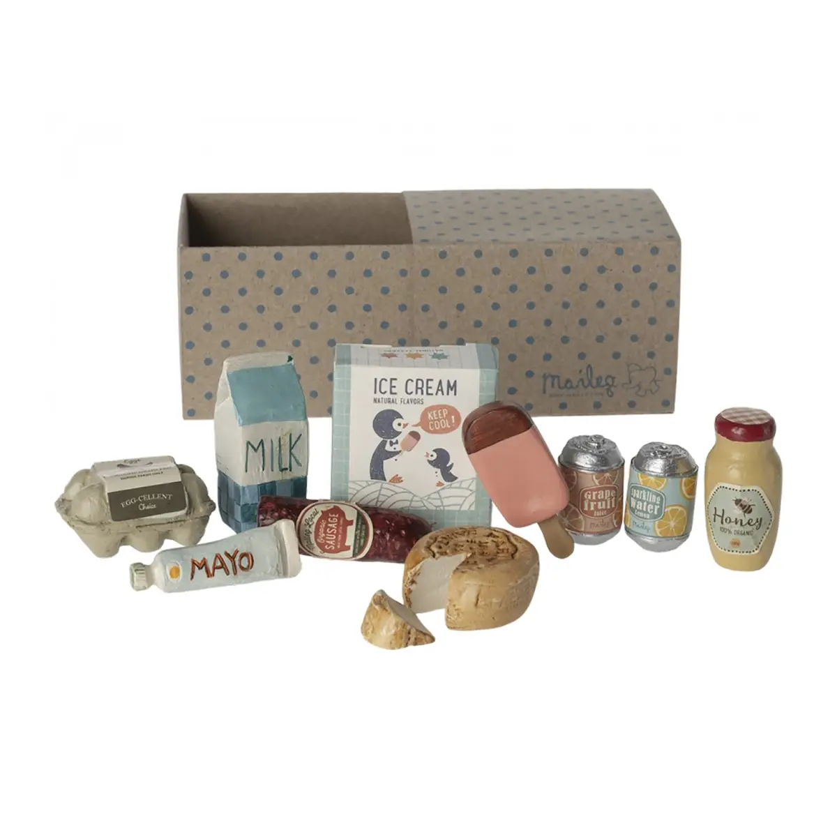 Maileg Miniatur Einkaufsbox, Mini 01