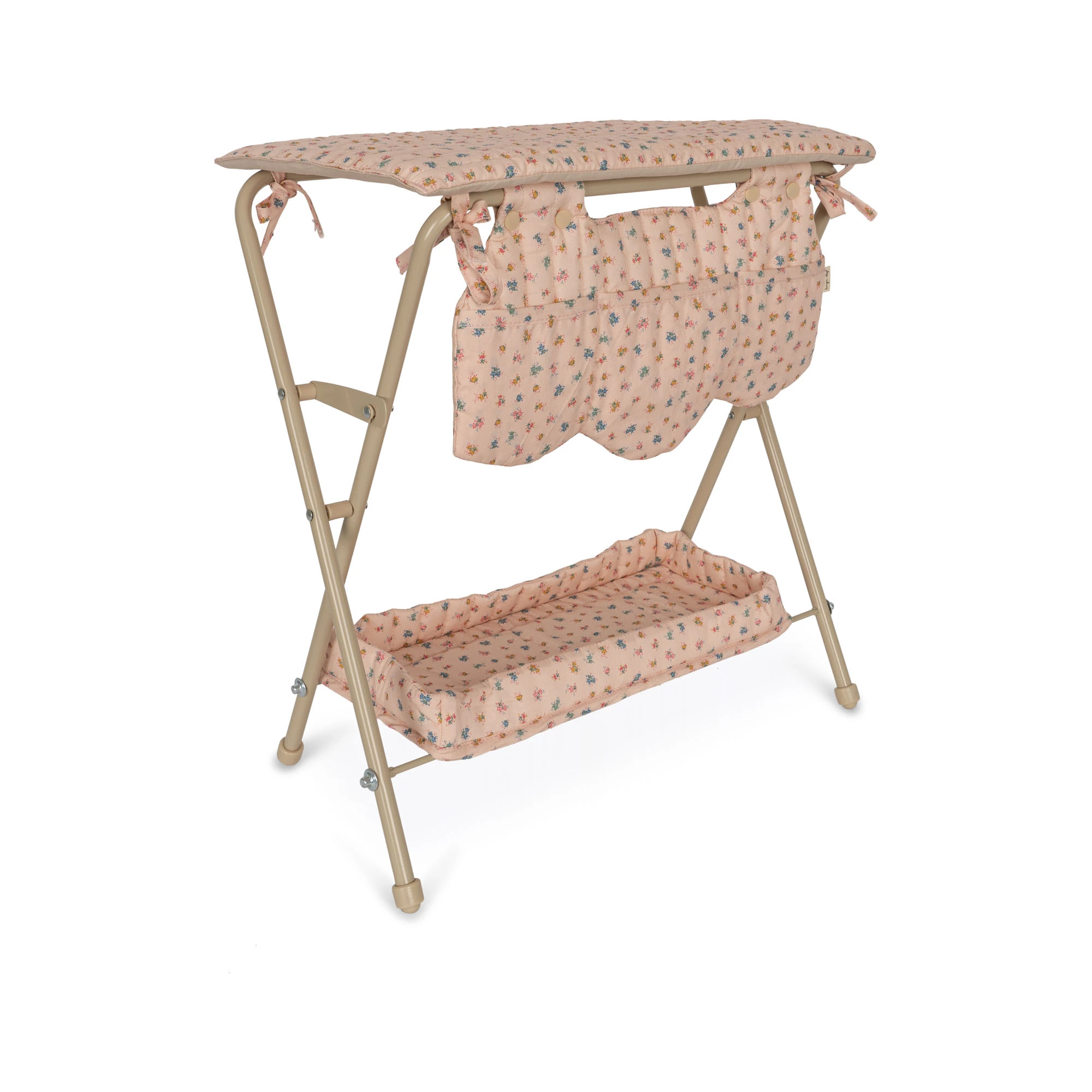 Konges Sløjd Puppenwickeltisch „Bloomie Blush“, H49cm