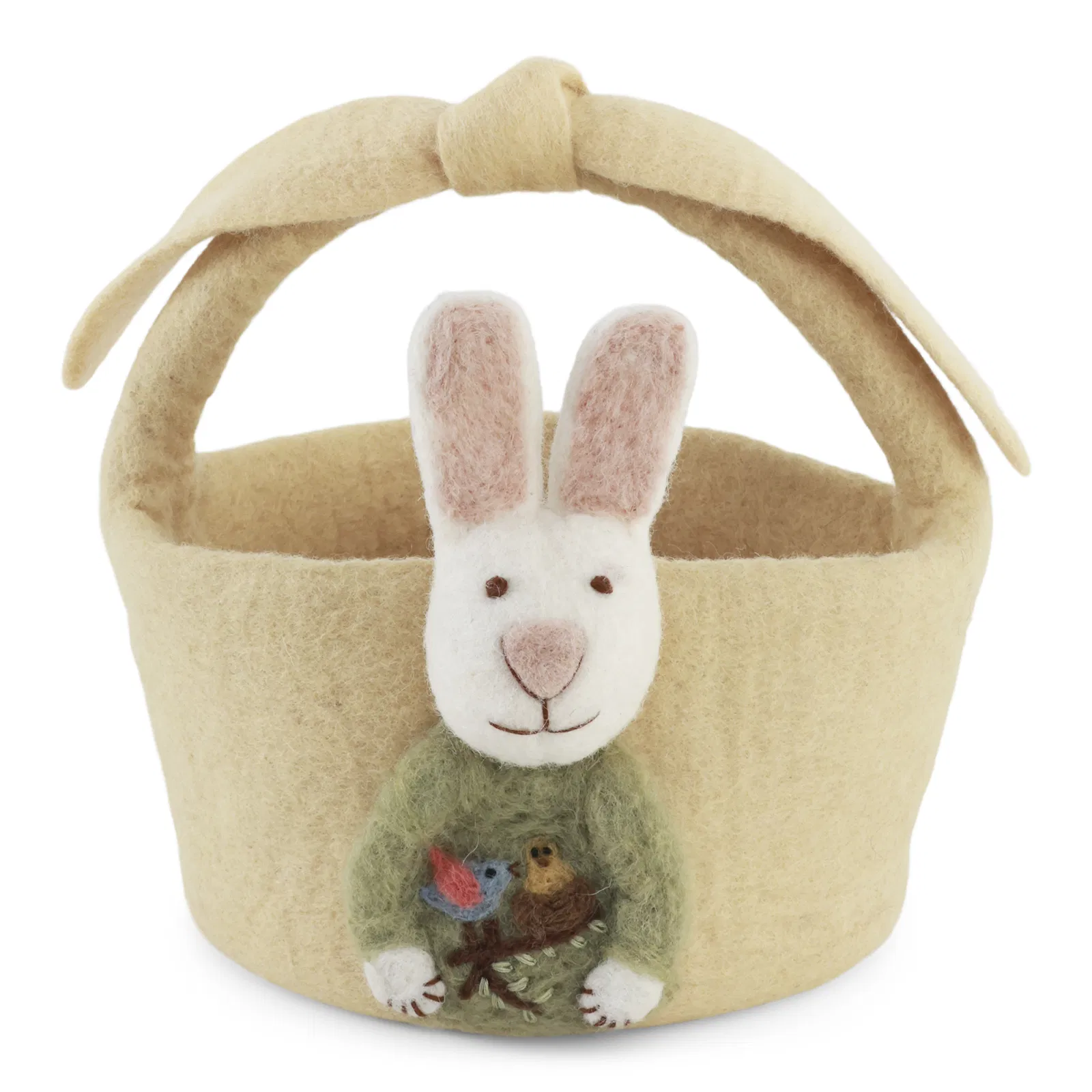 Gry & Sif Osterkorb mit Osterhase „Light Yellow“