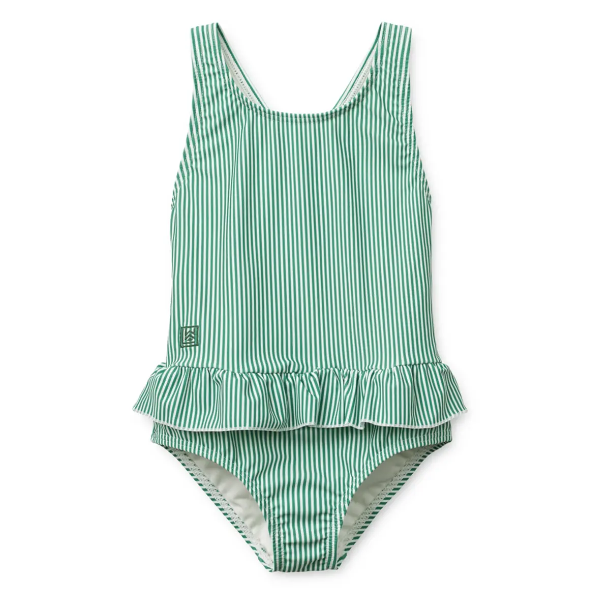 Liewood Kinder-Badeanzug Amara „Bright garden / Creme de la creme“
