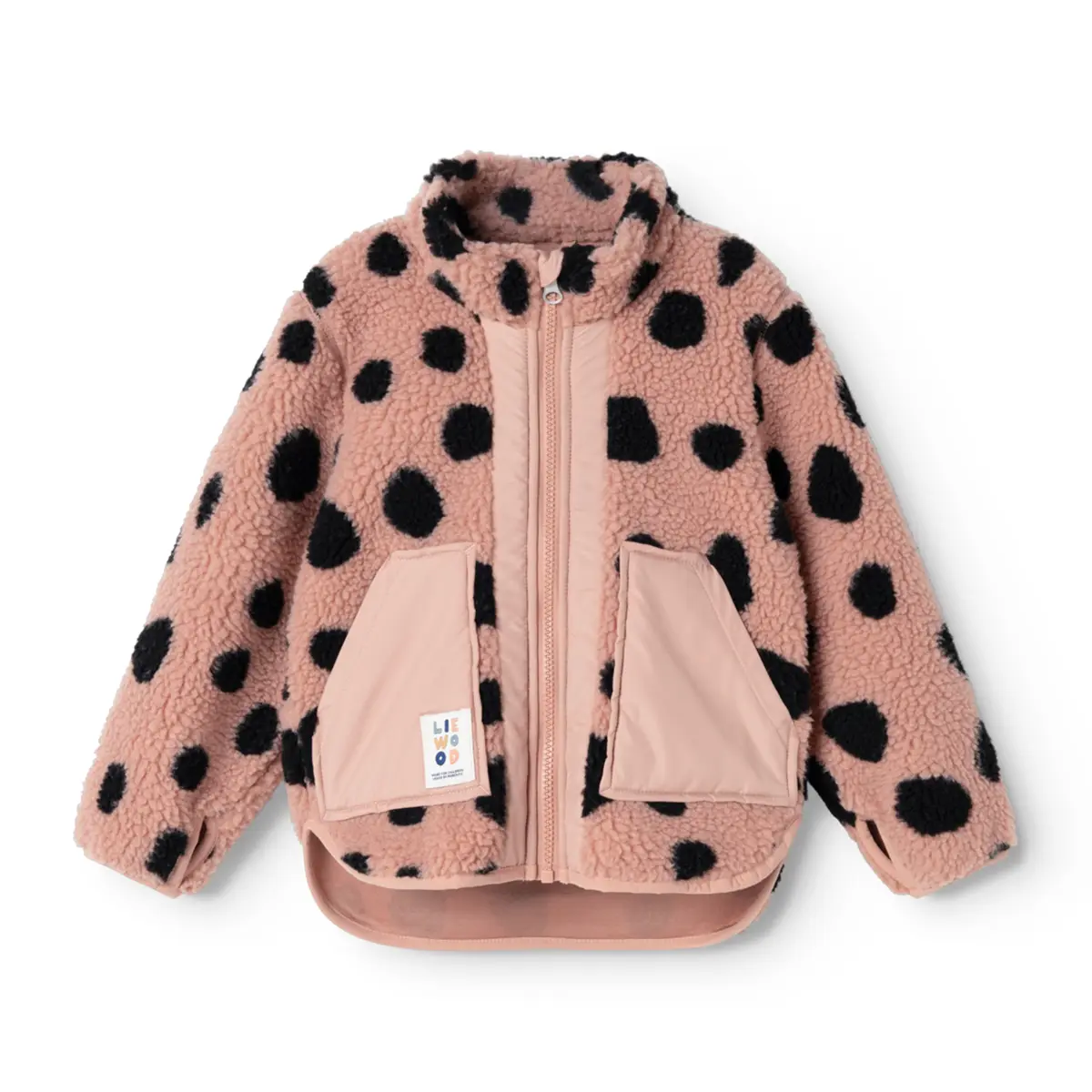 Liewood Fleecejacke Noam „Mega leo spot : Pale tuscany“, Sherpa Jacke