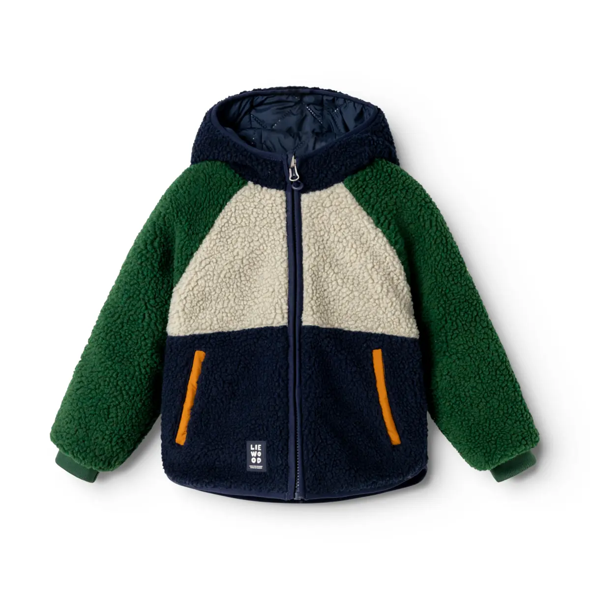 Liewood Jackson Thermo-Wendejacke für Kinder „Garden green multi mix“