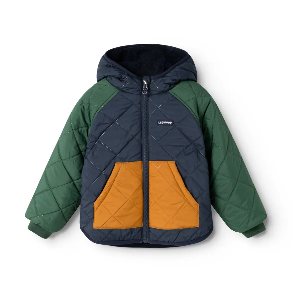 Liewood Jackson Thermo-Wendejacke für Kinder „Garden green multi mix“