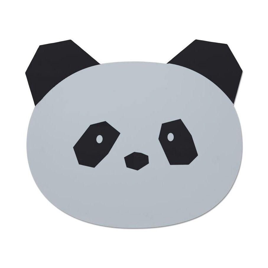 Liewood Aura Silikon-Tischset „Panda dumbo grey“