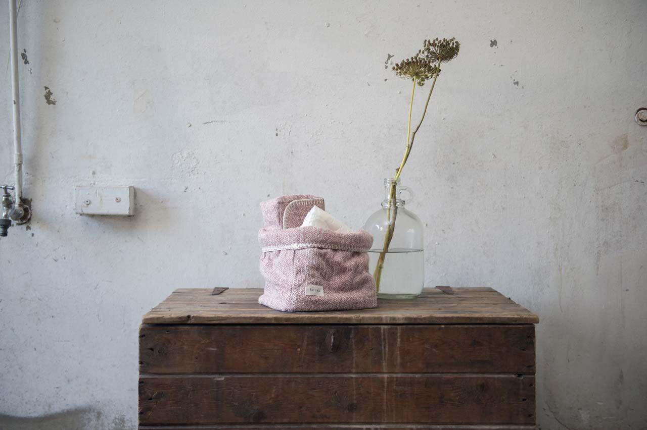 koeka Aufbewahrungskorb Vigo old pink, 15x15x18cm Mood