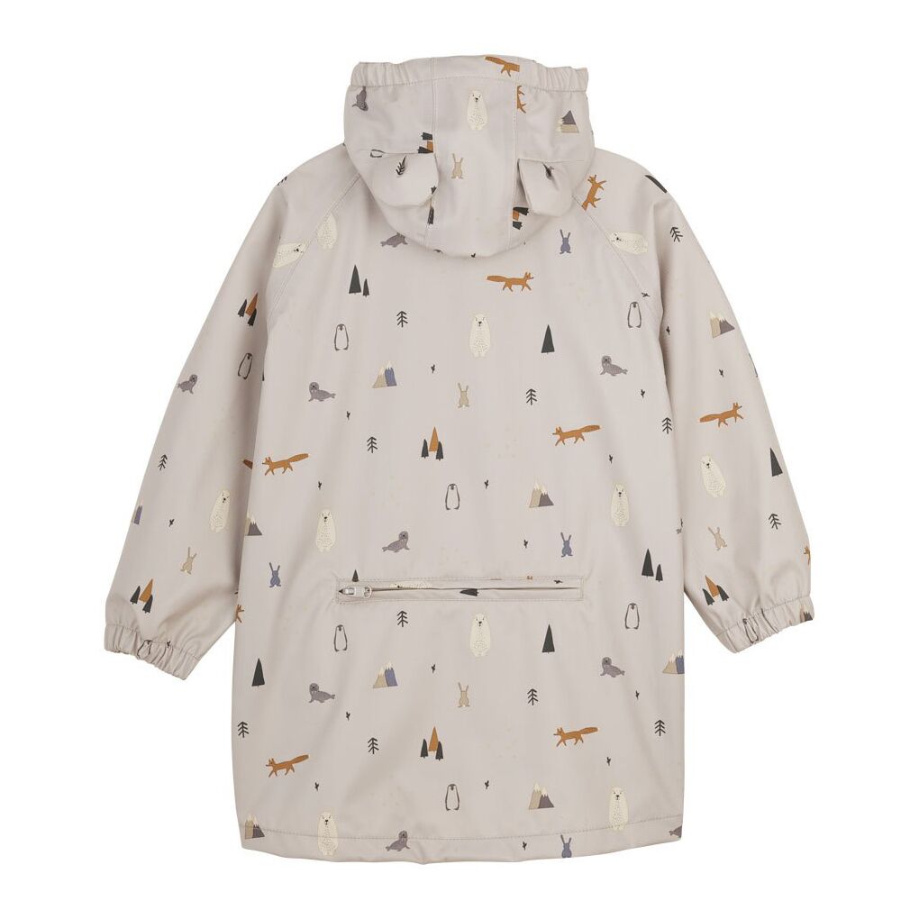 Liewood Blake Regenjacke „Arctic mix“ hinten