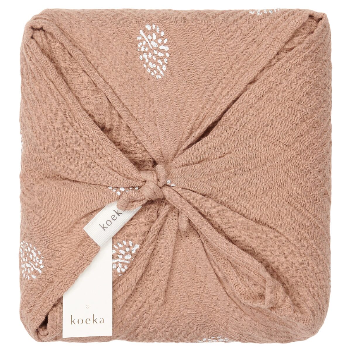 koeka Musselin-Set Wonder „soft earth“, Wickeltuch + Spucktuch, 2er-Set 04