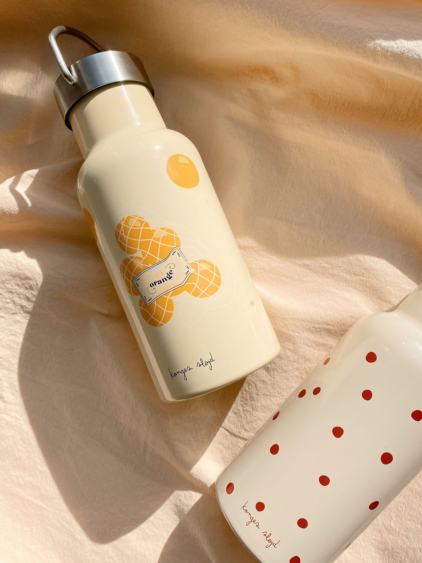 DELISTED Konges Sløjd Edelstahl-Trinkflasche „Ete Orange“ 350ml – Bild 2