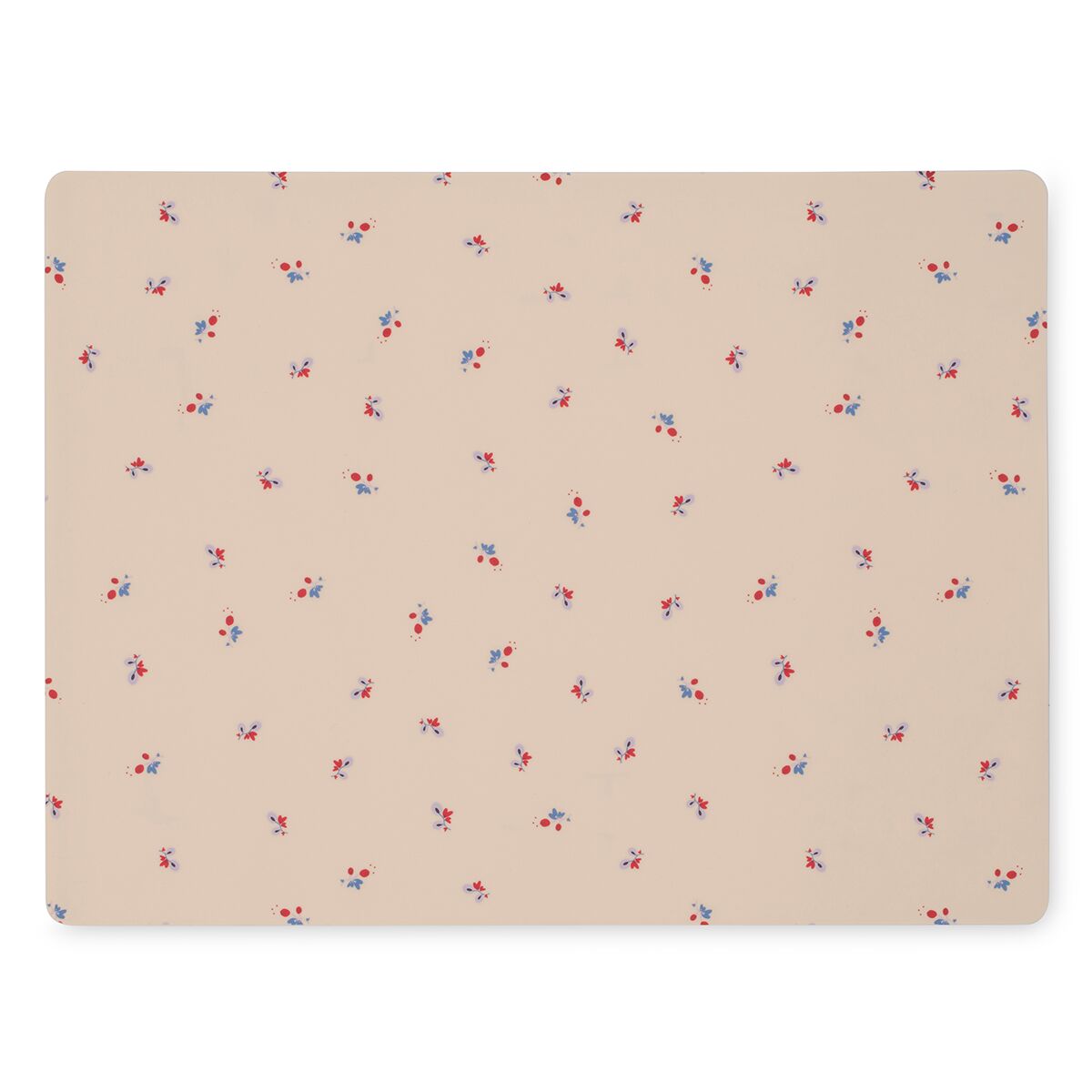 DELISTED Konges Sløjd Silikon-Tischset „Bloom Red / Blue“, 41x30cm
