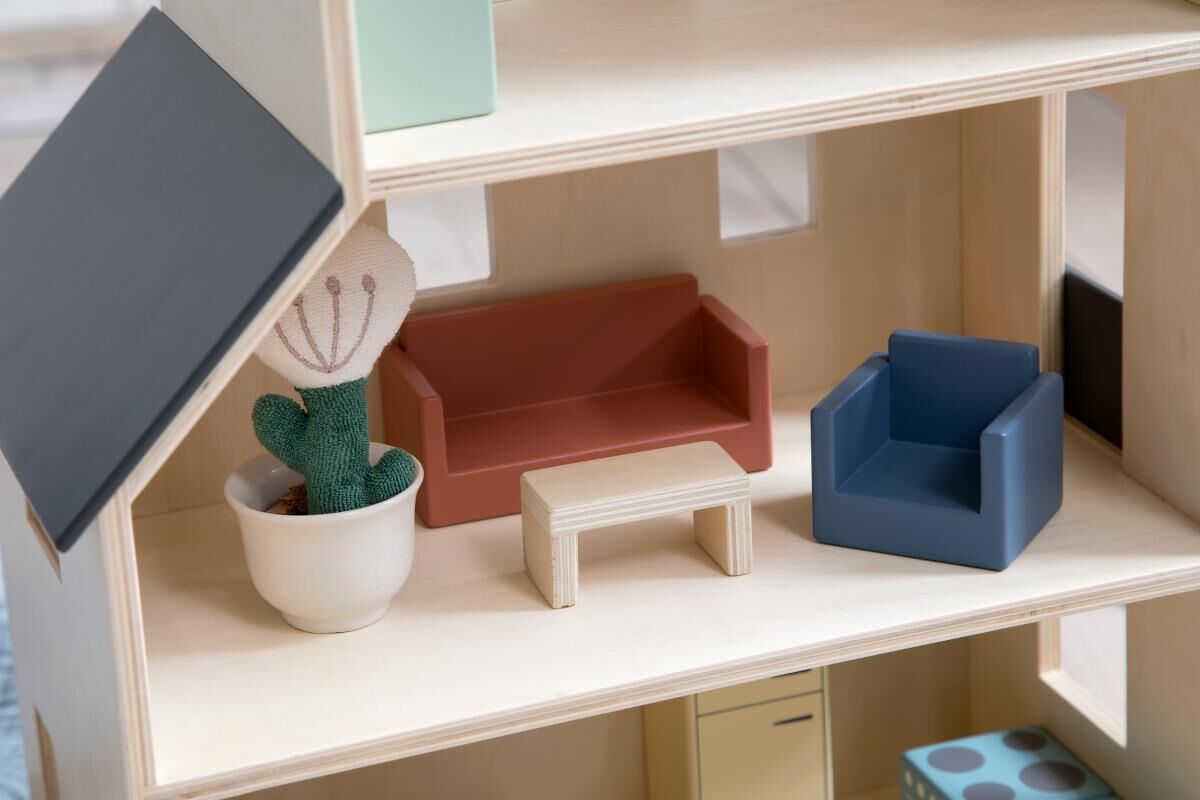 Sebra Puppenhaus Wohnzimmer Nahaufnahme