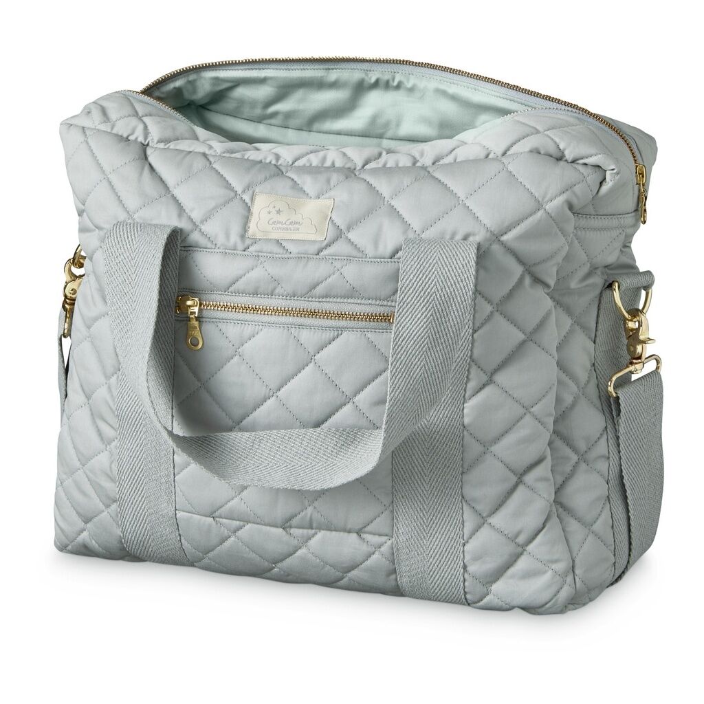 DELISTED Cam Cam Wickeltasche „Grey“ 39x31x13cm