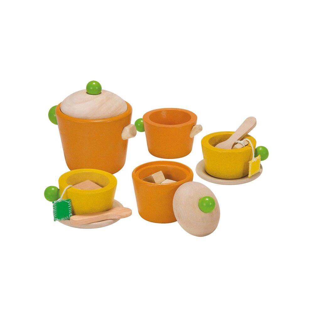 PlanToys Teeset, bunt