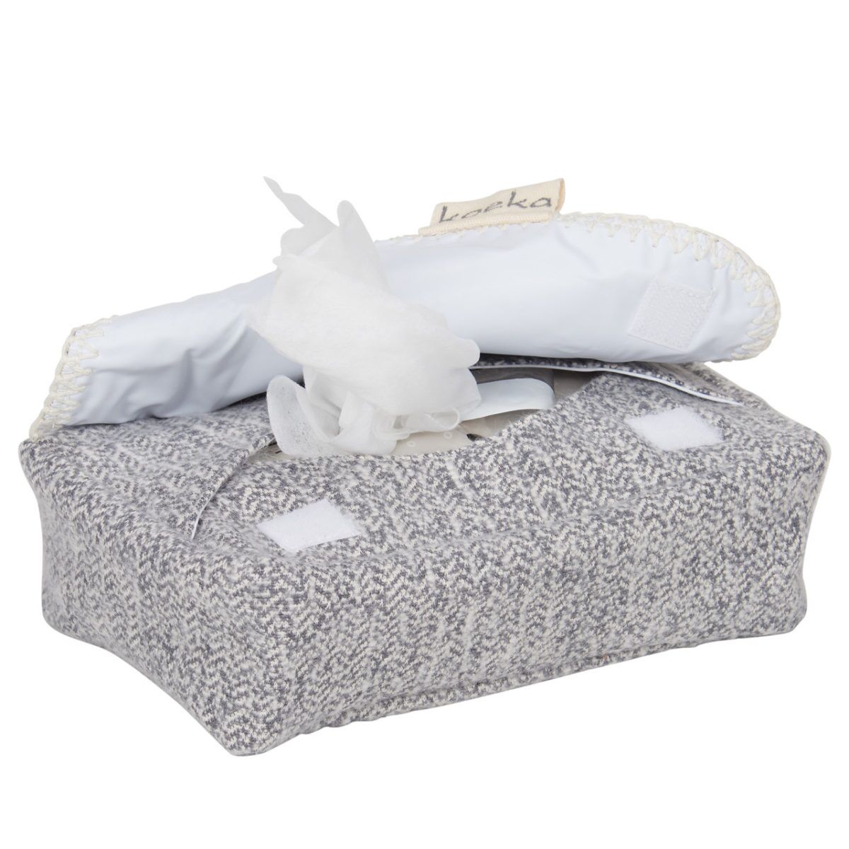 koeka Bezug für Feuchttücher Vigo sparkle grey mit Feuchttücher