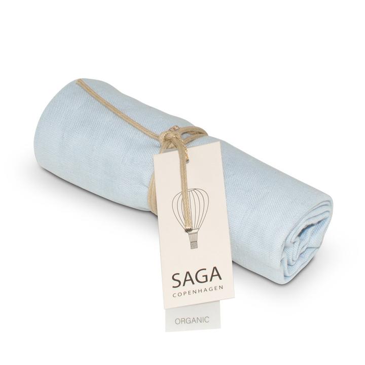 Saga Copenhagen Musselintuch Vidar, Ice Blue