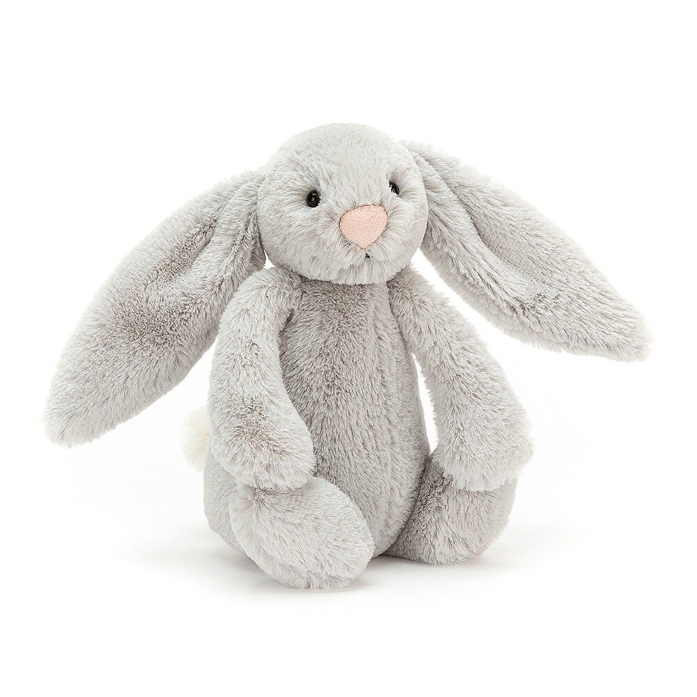 Jellycat Kuscheltier Bashful Silver Bunny 18 cm (small)