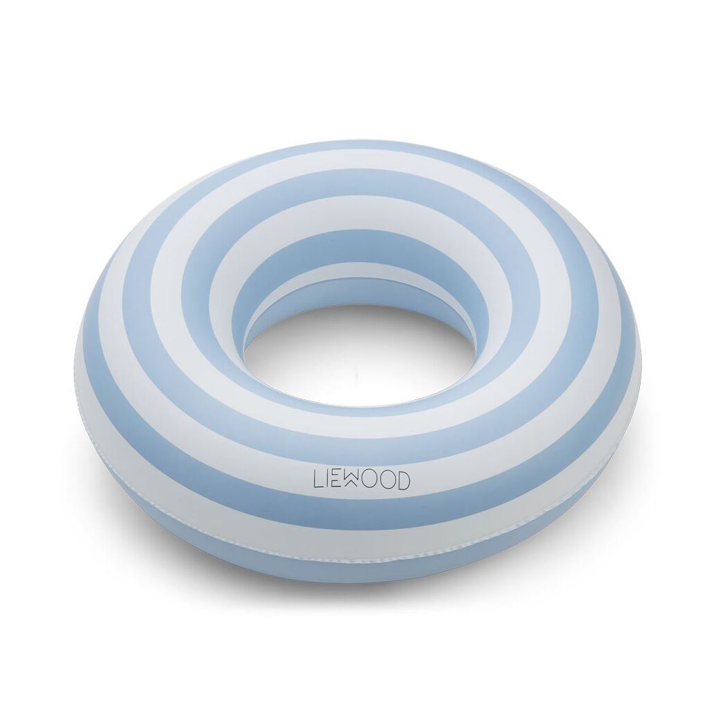 Liewood Baloo Schwimmring „Stripe- Sea blue : creme“