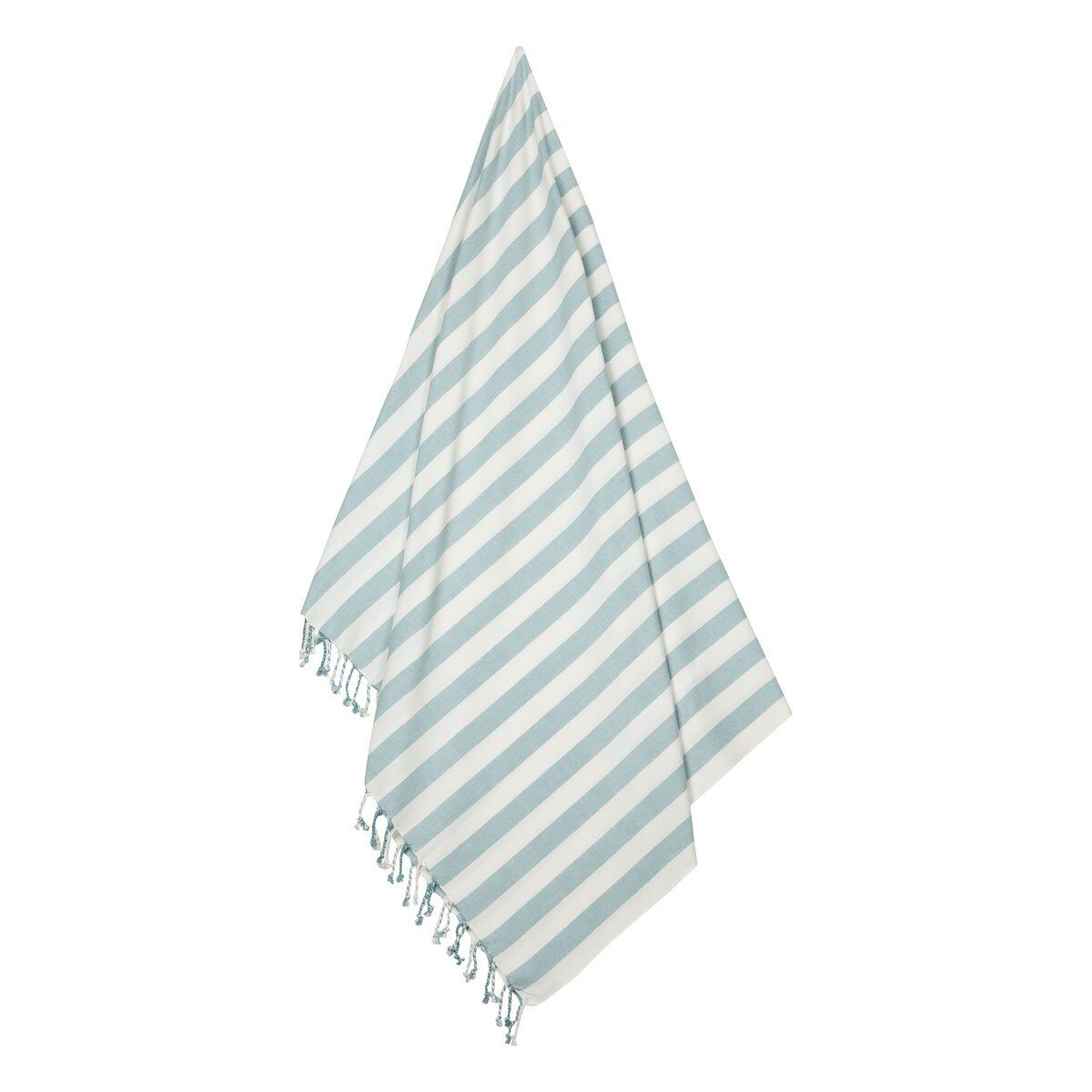 Liewood Mona Hammam-Strandtuch „Sea blue : creme“, 100x160cm
