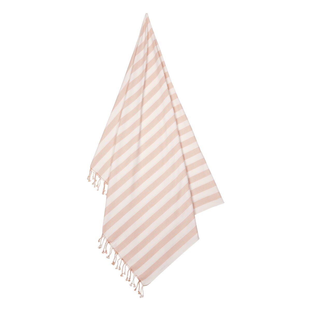 Liewood Mona Hammam-Strandtuch „Sorbet rose : creme“, 100x160cm