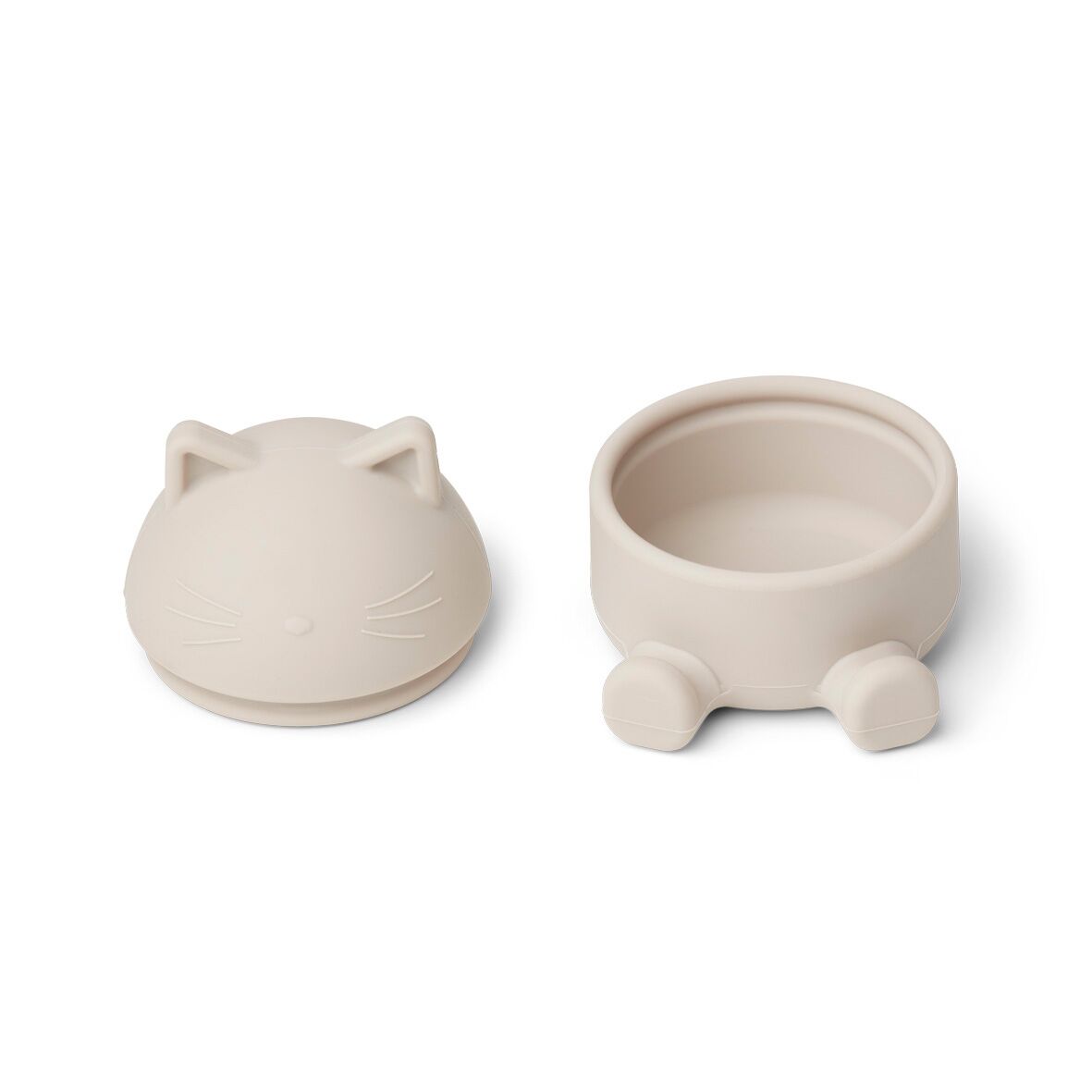 Liewood Margaret Schale mit Deckel „Sandy“, Silikon offen