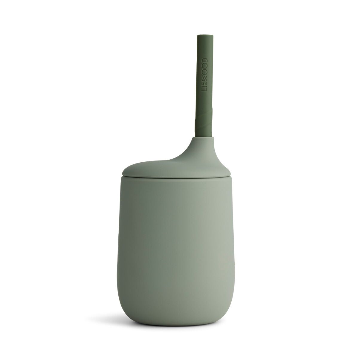 Liewood Ellis Trinkbecher „Faune green : hunter green mix“ aus Silikon