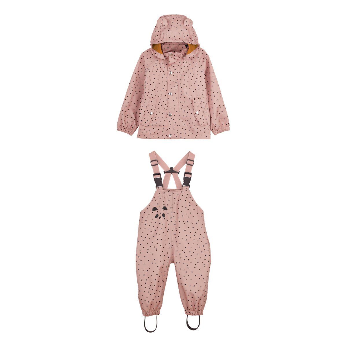 Liewood Dakota Regenbekleidung „Confetti rose“ vorn