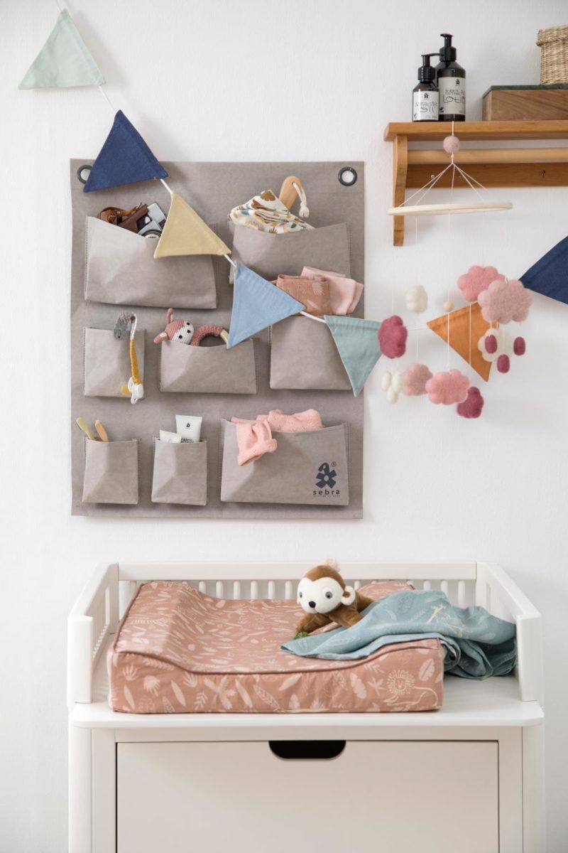 DELISTED Sebra Filz-Babymobile Wolken „Cotton Candy Pink“ – Bild 2