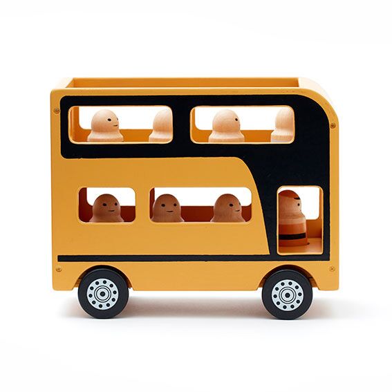 Kids Concept Doppeldeckerbus Aiden von der Seite
