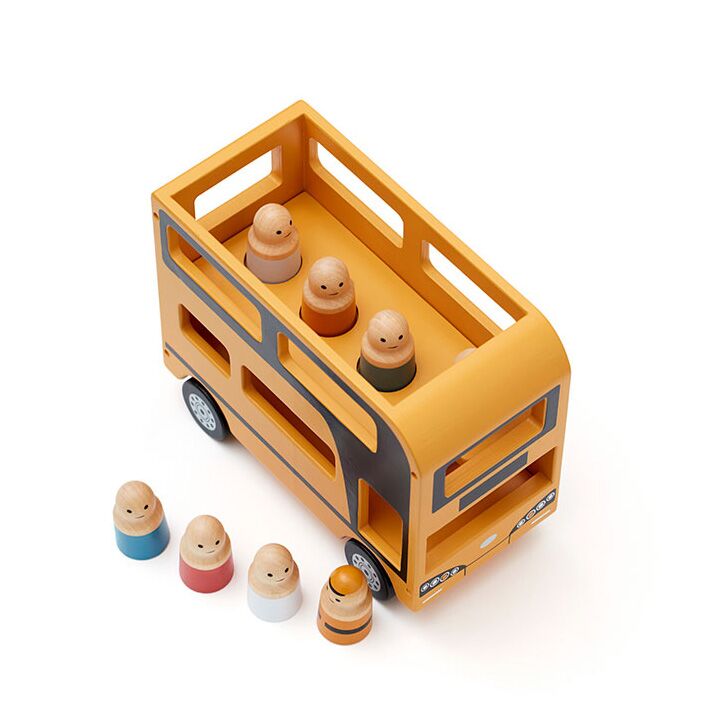 Kids Concept Doppeldeckerbus Aiden von oben