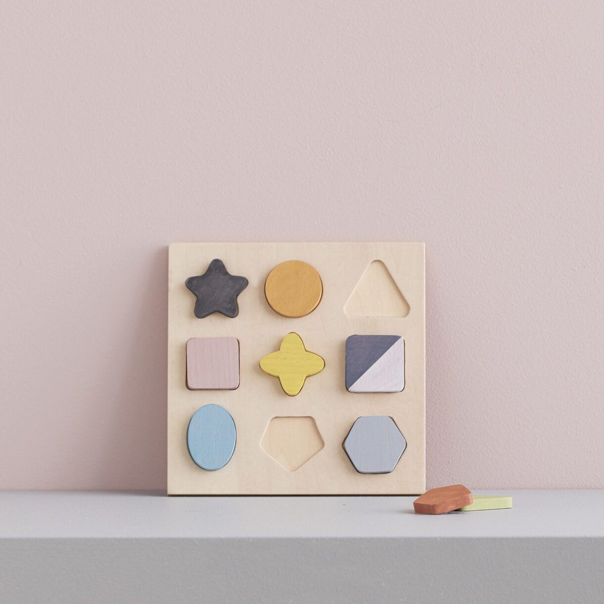 Kids Concept Puzzle Formen aus Holz, 22x22x2cm – Bild 3