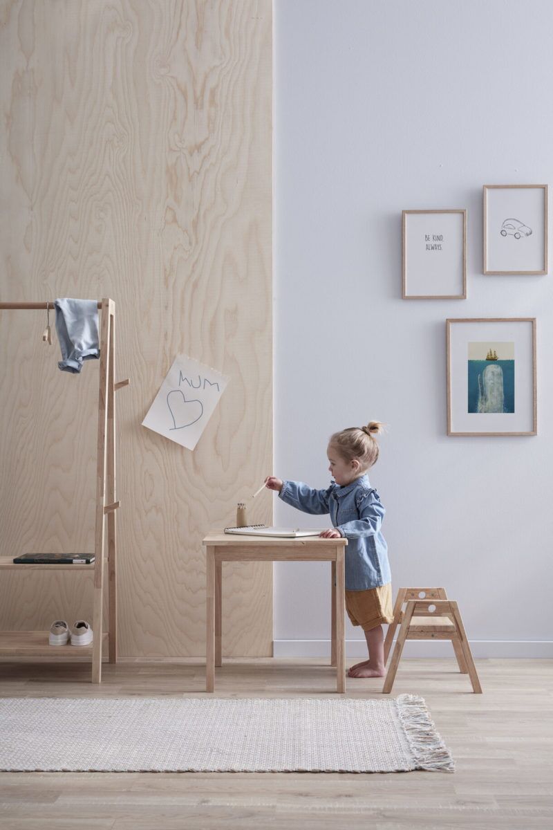 Kids Concept Hocker Saga, höhenverstellbar, Sitzhöhe 21-30cm – Bild 6
