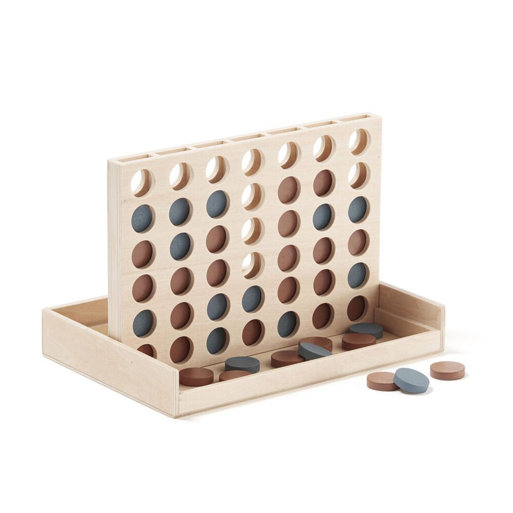 Kids Concept Vier in einer Reihe aus Holz