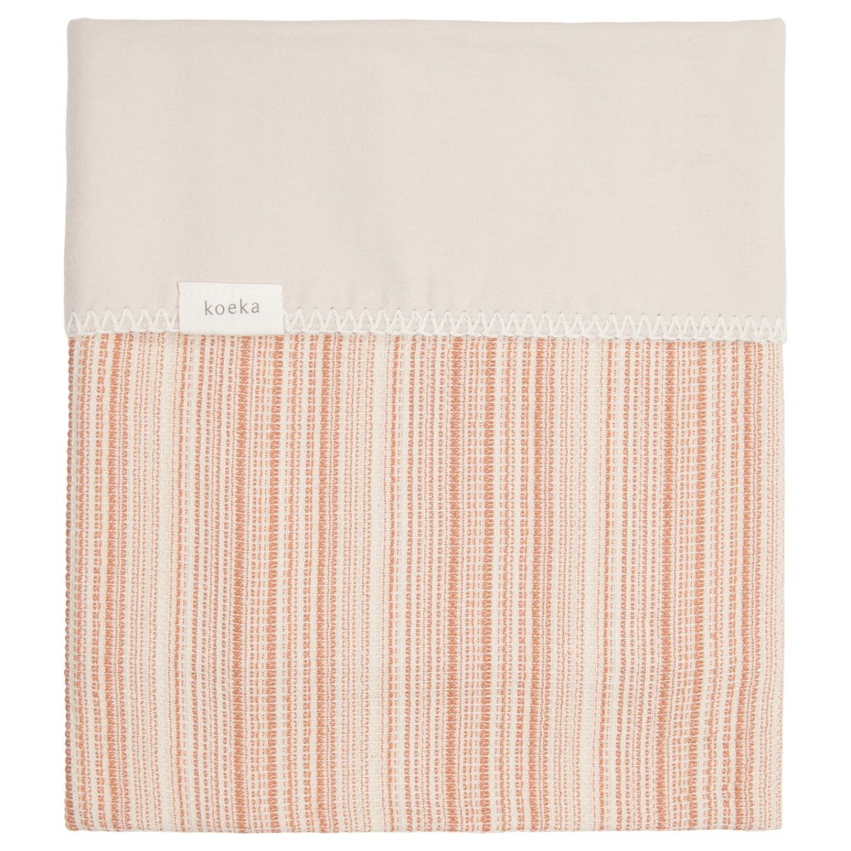 koeka Babydecke Flanell Maui „bronze:soft sand“ 75x100cm