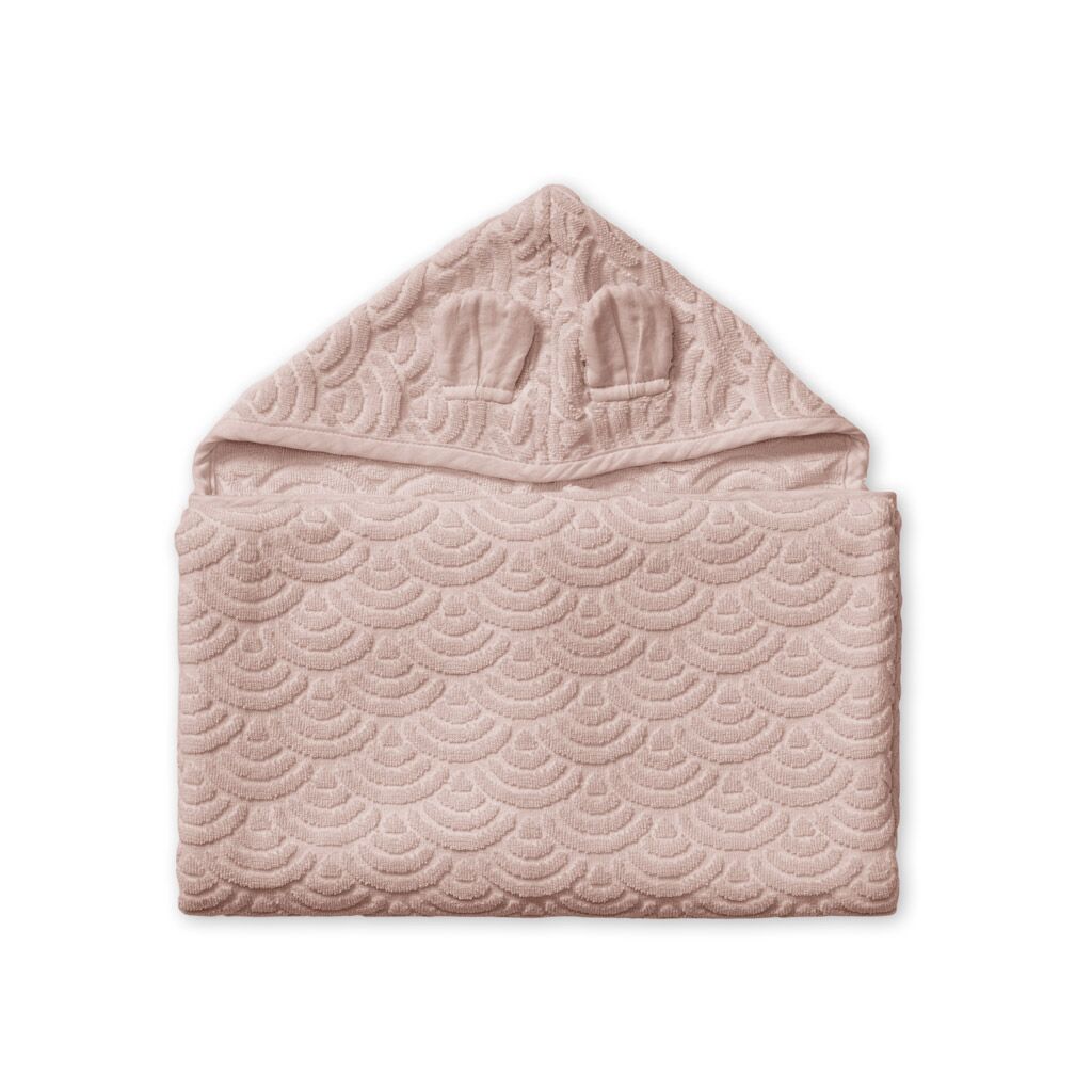 DELISTED Cam Cam Juniorhandtuch „Dusty Rose“, 70x130cm, GOTS – Bild 2