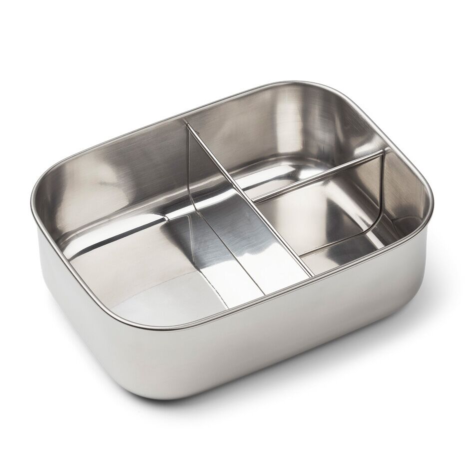 DELISTED Liewood Arthur Lunchbox „Mr. Bear wheat yellow“, Edelstahl mit Silikon-Deckel – Bild 2
