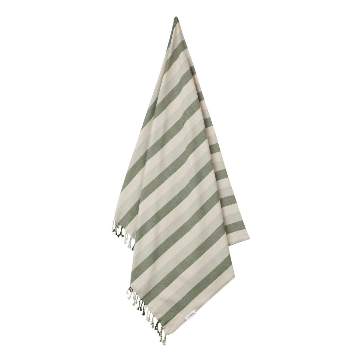 Liewood Mona Hammam-Strandtuch „Garden green : sandy : dove blue“, 100x160cm 02