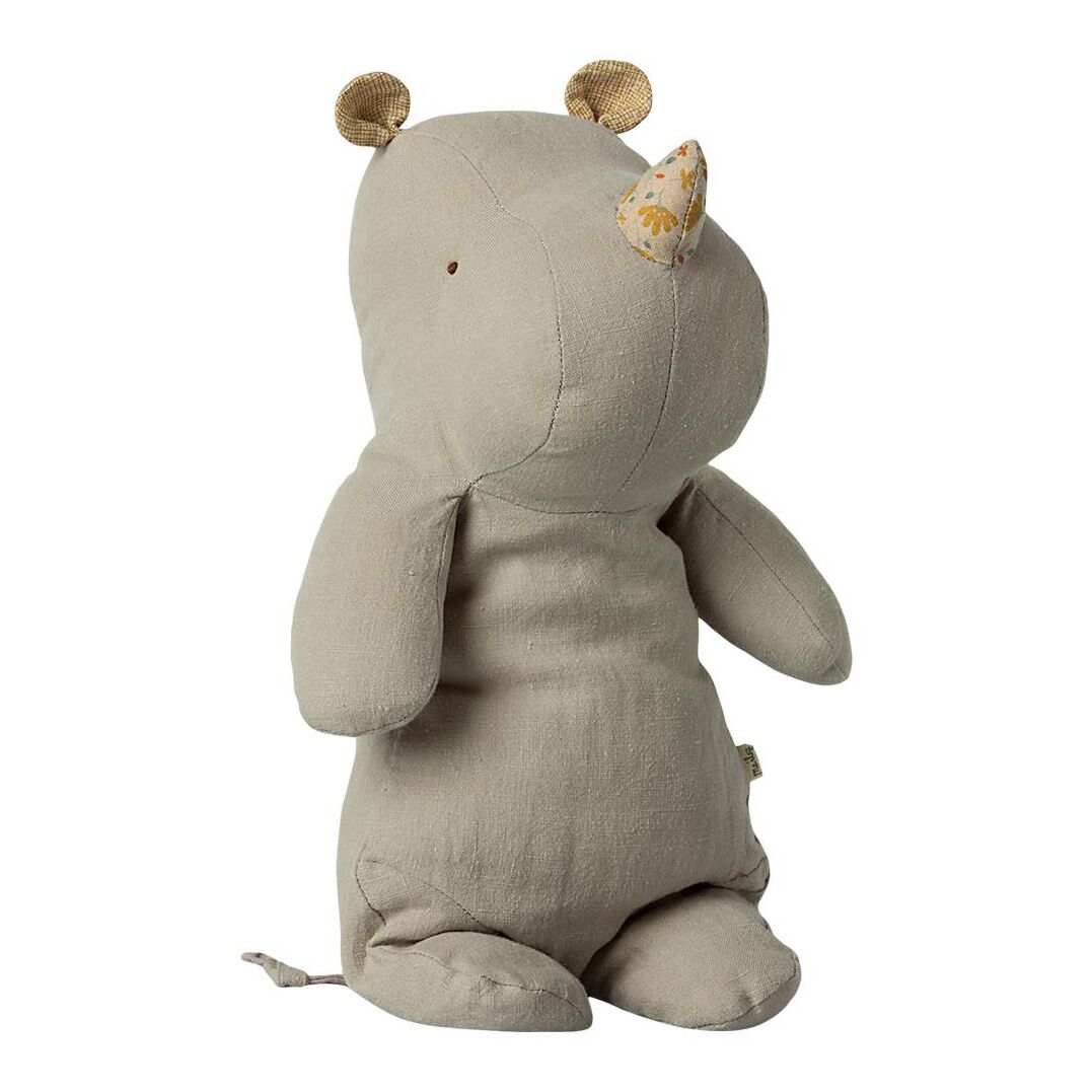 Maileg Kuscheltier Nashorn Safari Friends medium, light grey, H30 cm